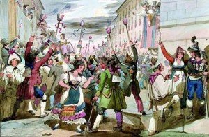 A. Pinelli, Ultima sera del Carnevale (1833)