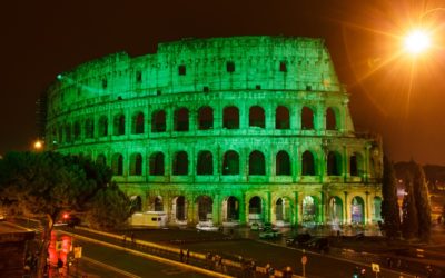 Colosseo in verde per San Patrizio – 17 marzo