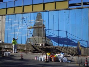 GRAArt, Maupal - Obelisco nasone work in progress