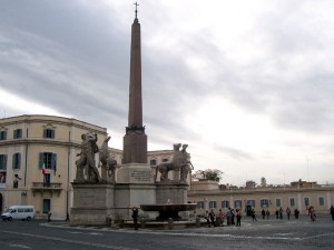 Un asino non può spostare un cavallo! La fontana dei Dioscuri