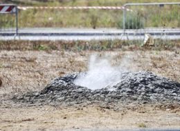 E’ un piccolo vulcano il soffione di Fiumicino